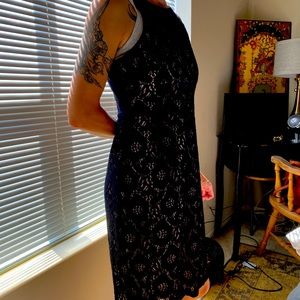Size small black lace racerback sheath. H and M - like new!